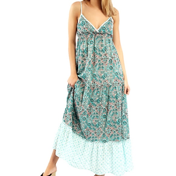 Roxy Dresses & Skirts - Roxy L For Shore maxi Dress beachy vibes